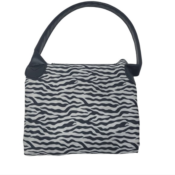 Ashley Stewart | Women's Three-in-One Animal Print Small Handbag to Tote Bag - Picture 7 of 8